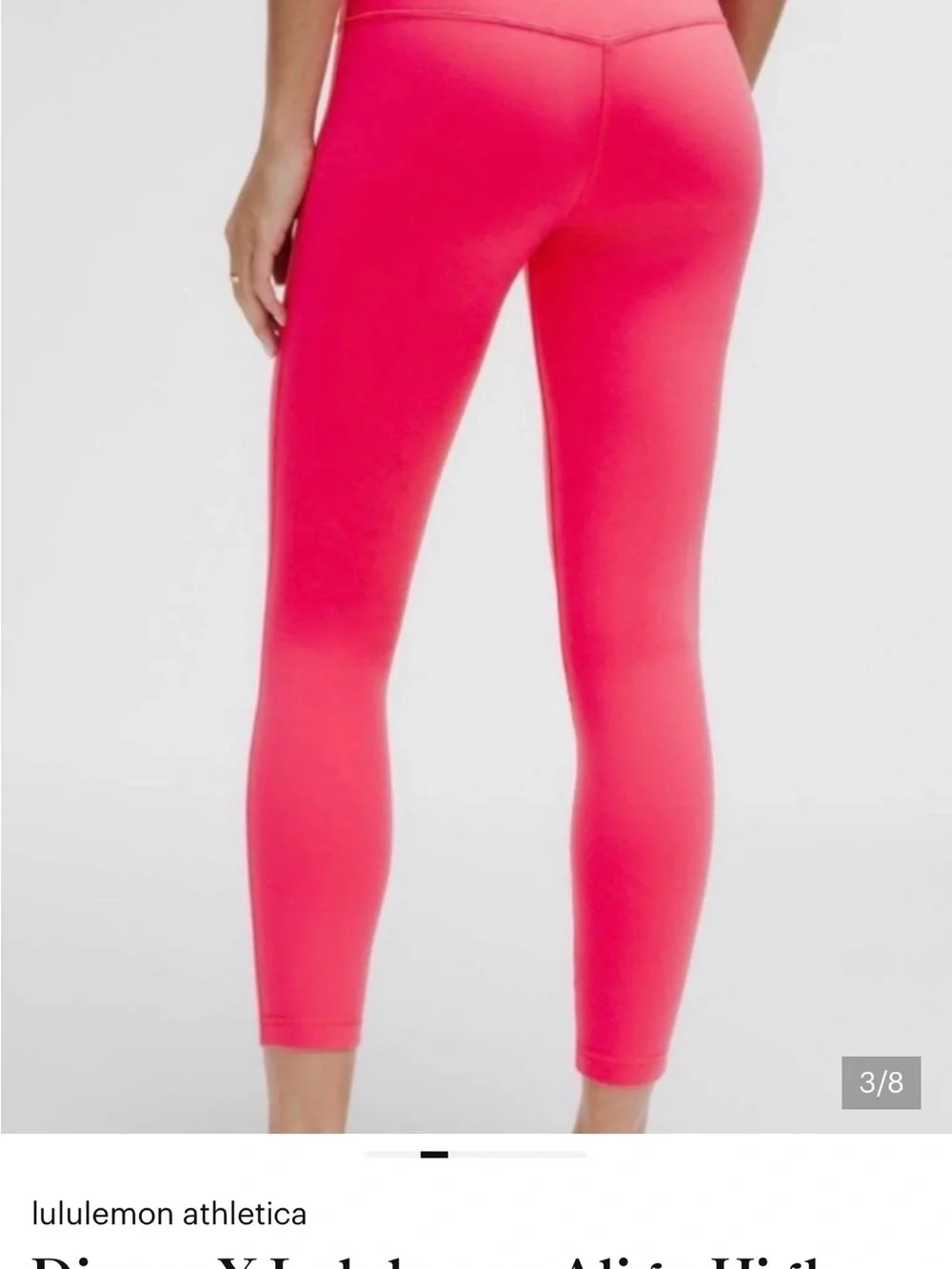 Disney x Lululemon Align High Rise Pant Legging 25” Lip Gloss